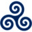 Blue Triskele Icon
